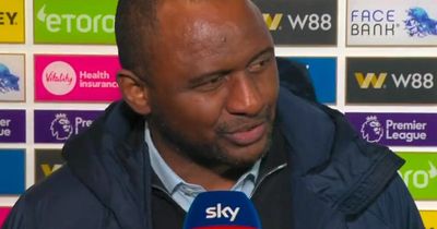 Patrick Vieira gives view on Liverpool and title race after Man City draw at Crystal Palace