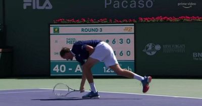 Daniil Medvedev smashes racket as he loses world No 1 ranking to Novak Djokovic after loss