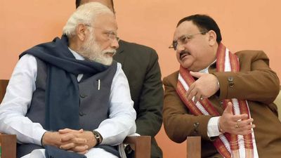 BJP parliamentary party meeting: PM Narendra Modi, JP Nadda felicitated for poll victory in 4 states