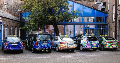 Dublin taxis turned into moving art gallery by NCAD students