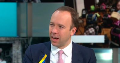 Richard Madeley accuses Matt Hancock of housing Ukrainian refugee to 'rebuild reputation'