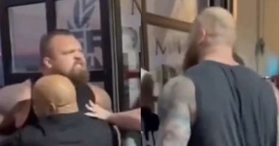 Thor Bjornsson admits to spitting at Eddie Hall during heated confrontation with rival