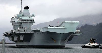 Inside HMS Queen Elizabeth as UK's largest naval warship docks in Scotland