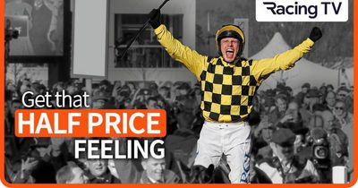 Watch every race with Racing TV at 50% off for Cheltenham Festival
