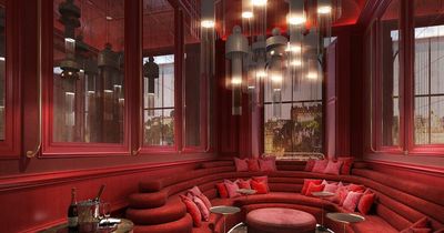 Edinburgh Virgin hotel: First pictures show luxury red bar and 'rooftop sanctuary'