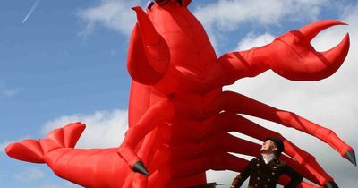 New independent market in Nottingham with a giant lobster