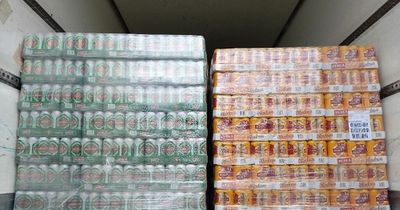 Smuggled beer worth thousands seized by officers at Dublin Port