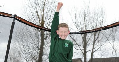 Thoughtful Paisley youngster bouncing his way through fundraiser for Ukraine