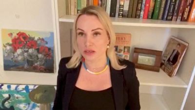 UN says woman who protested on Russian TV should not face reprisals