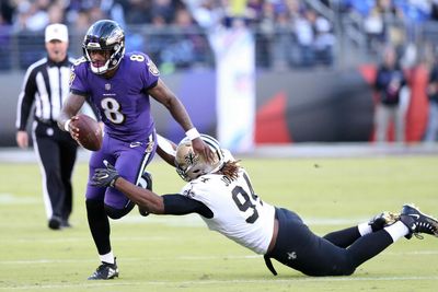 Ravens QB Lamar Jackson, Saints DL Cameron Jordan trade tweets recruiting the other