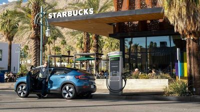 Volvo And Starbucks Announce New EV Fast Charging Network