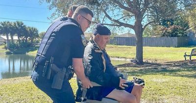 Heroic dog saves elderly owner's life when he falls out of wheelchair into lake