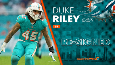 Dolphins to re-sign linebacker Duke Riley