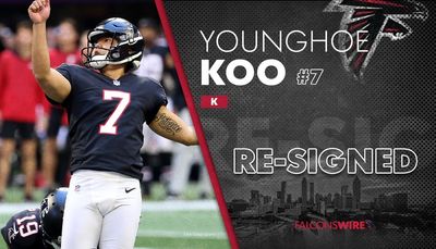 Falcons re-signing kicker Younghoe Koo to 5-year deal