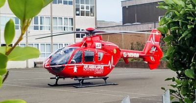 Air ambulance called to incident in Newtownabbey