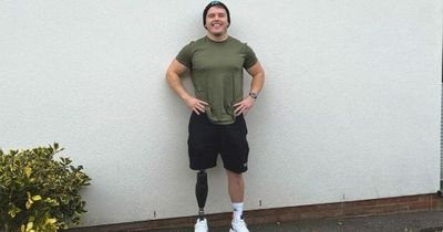 Ifan Phillips gets new leg and foot 100 days on from motorbike accident that changed his life