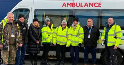 NHS staff drive across Europe to deliver ambulances to help on the frontline in Ukraine