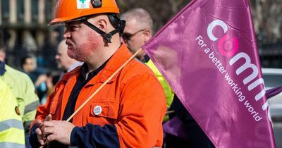 Worried steelworkers take their campaign for lower energy costs to Parliament