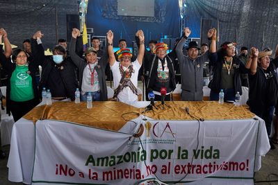 Indigenous communities meet in Ecuador to demand end to extractive industries