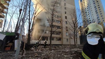 Ukraine-Russia war updates: Kyiv apartment building hit by Russian shelling — as it happened