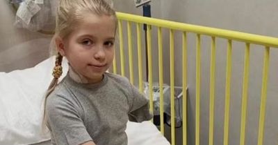 Ukrainian girl who lost arm in Russian attack says 'I hope they didn't mean to hurt me'