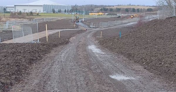Work progresses on new cycling and walking path linking Lanarkshire towns
