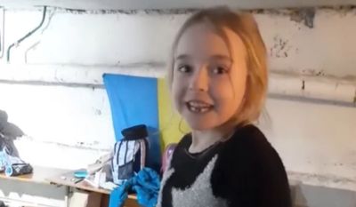 Ukrainian girl who sang 'Let it Go' in viral bunker clip now safe in Poland