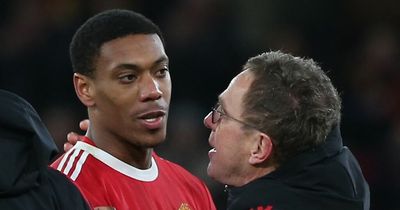 Anthony Martial details Ralf Rangnick training ground chat that led to Man Utd exit