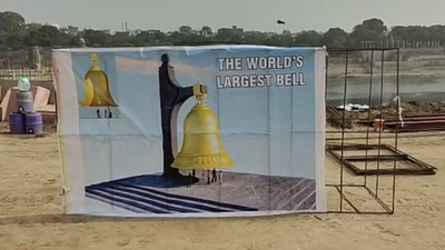 Rajasthan: ‘World’s largest bell’ riverfront project on Chambal draws flak from public