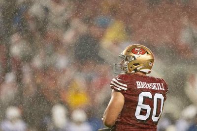 Starting RG Daniel Brunskill tendered by 49ers