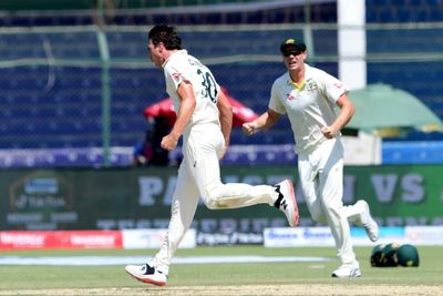 Cummins strikes before lunch as Pakistan's Shafique falls for 96