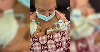 'Miracle' twins born with 'no chance' of survival finally arrive home