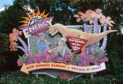 A pro-fossil fuel Disney ride voiced by Ellen DeGeneres and Bill Nye? Yes, it existed