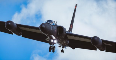 US spy plane dubbed the 'dragon lady' lands at RAF base as Ukraine war rages