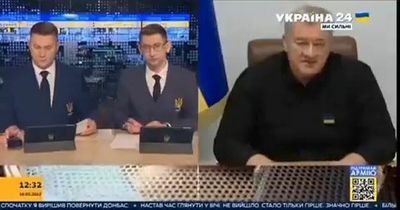 Desperate Russia 'hacks Ukraine TV and broadcasts fake Zelensky surrender message'