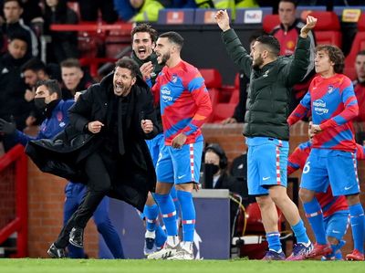 Manchester United investigate after objects thrown at Diego Simeone