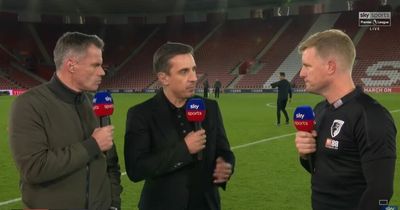 Eddie Howe's 'discussions' with Newcastle owners as he responds to Gary Neville and Carragher