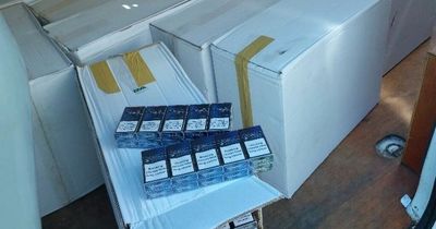 Police seize around 100,000 counterfeit cigarettes from van on A1