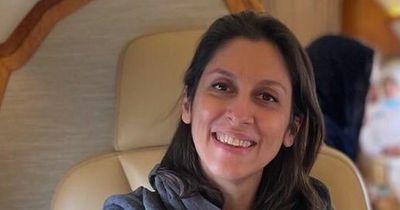 Smiling Nazanin Zaghari-Ratcliffe pictured on plane after being freed from Iran jail hell