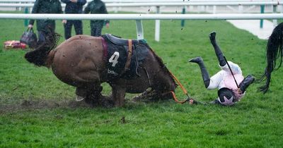 Rachael Blackmore suffers second fall of the week as Sir Gerhard wins Ballymore at Cheltenham Festival