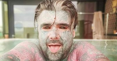 UK's most tattooed man with inked eyes says kids in Tesco point and call him 'scary'