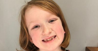 The selfless eight-year-old shaving her hair to raise money for children in Ukraine