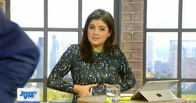 Jeremy Vine presenter Storm Huntley shares baby gender live on Channel 5 show
