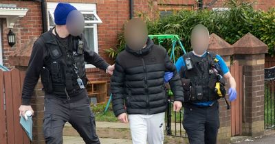 Samurai sword, jewellery and cash seized as five arrested in Rochdale dawn raids
