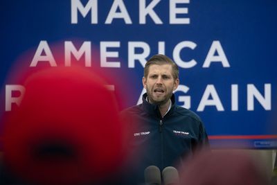 Eric Trump mocks Biden for Ukraine aid