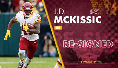 J.D. McKissic changes mind, set to return to Commanders