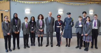 Prince Edward visits Trinity Academy to open new school building