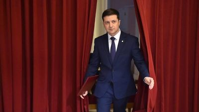 Ukrainian President Volodomyr Zelenskyy has remade himself again as a wartime leader in khaki