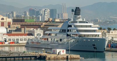 Roman Abramovich's £430m superyacht targeted by activists before fleeing to safety