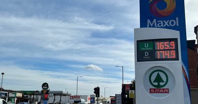 We went to petrol stations in each part of Belfast - these are the cheapest and most expensive areas